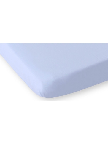 Σεντόνι με Λάστιχο Βαμβακερό 120x60cm blue