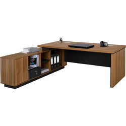 HomeMarkt Γωνιακό Γραφείο Ξύλινο 199x180x76cm HM2347