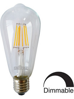 Λάμπα Γλόμπος ST64 LED Filament Universe 6W Dimmable 237.091.0010.99