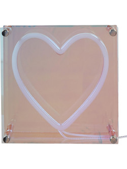 Led Λάμπα Neon Καρδιά Home Deco Factory LA0072