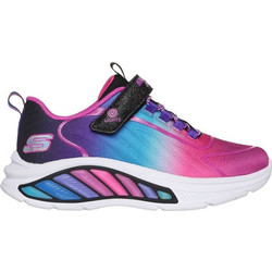 Skechers Rainbow Cruisers Παιδικά Sneakers με Φωτάκια Πολύχρωμα Μωβ 303721L-BKMT