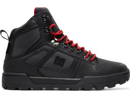 DC PURE High TOP WR Boot Ανδρικά Μποτάκια Δερμάτινα Μαύρα ADYB100006-XKSR