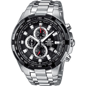 Casio Edifice Ανδρικό Ρολόι Χρονογράφος με Ασημί Μεταλλικό Μπρασελέ EF-539D-1AVEF Casio Edifice Ανδρικό Ρολόι Χρονογράφος με Ασημί Μεταλλικό Μπρασελέ EF-539D-1AVEF