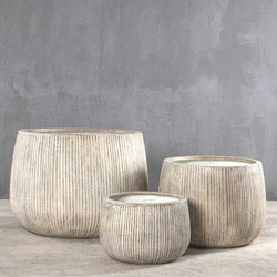 NERJA POTS SET OF 3 - ΔΙΑΚΟΣΜΗΤΙΚΑ ΚΑΣΠΩ ΚΩΔ 7454S