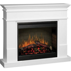 Dimplex Lisabona White Επιδαπέδιο Ηλεκτρικό Τζάκι 2000W Μ110xΥ95xΒ30cm