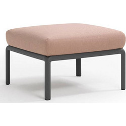 Komodo pouf ref.369 σκαμπό 02 - Anthracite 72x72x47,5(47,5)cm