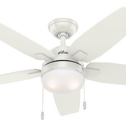 Hunter Arcot 50647 Ανεμιστήρας Οροφής 117cm 62W με Φως & Τηλεχειριστήριο Λευκός