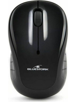 Bluestork M-WL-OFF10 Ενσύρματο Ποντίκι Black