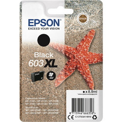 Epson 603XL Black Μελάνι Εκτυπωτή Inkjet