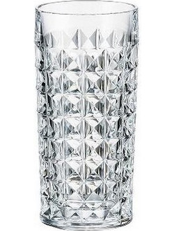 Crystal Bohemia Σετ Ποτήρια Νερού Κρυστάλλινα Diamond 260ml 6τμχ CTB03102125