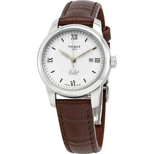 Tissot Le Locle Γυναικείο Ρολόι Αυτόματο με Καφέ Δερμάτινο Λουράκι T006.207.16.038.00