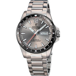 Festina Ανδρικό Ρολόι με Ασημί Μεταλλικό Μπρασελέ F20698/1