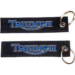 Υφασμάτινο μπρελόκ TRIUMPH με κέντημα FLAT