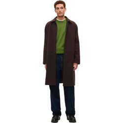 Καφέ Herringbone Παλτό Terra brown