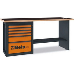 Beta Πάγκος εργασίας τρόλεϊ 6 συρτάρια C59A-O B059000011