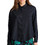 Funky Buddha Μακρυμάνικο Γυναικείο Πουκάμισο Μεταξωτό Mονόχρωμο Μαύρο FBL010-100-05