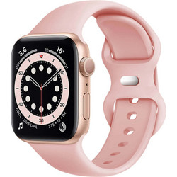 Techsuit Watchband W031 Λουράκι Σιλικόνης Pink (Apple Watch 38 / 40 / 41mm)
