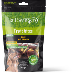 Pet Interest Tail Swingers Fruit Bites with Duck & Banana 100gr