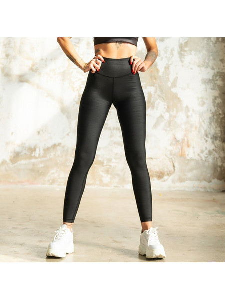 Lismina Leather Look Extra High Waist Γυναικείο Κολάν Μαύρο 347