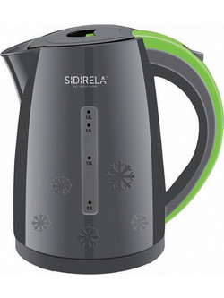 Sidirela Ε-4212 Βραστήρας 1.8lt 1500W Μαύρος Πράσινος