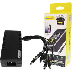 Τροφοδοτικό Universal 12V 8A Με 8 Βύσματα Andowl Q-DC1260