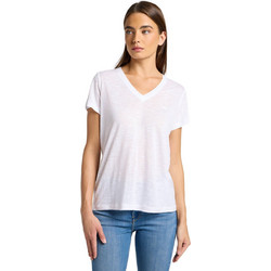 ΓΥΝΑΙΚΕΙΟ T-SHIRT LEE V NECK TEE - ΛΕΥΚΟ