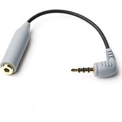 BOYA BY-CIP2 cable Smartphone Adapter Female TRS to 3.5mm Male TRRS