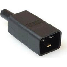 Βύσμα Intronics (SFO62) IEC320/C20 16A - Μαύρο SFO62