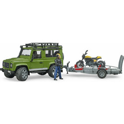 Bruder Land Rover Station Wagon Με Τρέιλερ BR002598