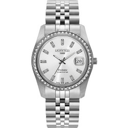 Roamer Positano Γυναικείο Ρολόι με Ασημί Μεταλλικό Μπρασελέ 853858411920