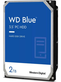 Western Digital Blue 2TB HDD Σκληρός Δίσκος 3.5" Sata 3 7200rpm με 256MB Cache