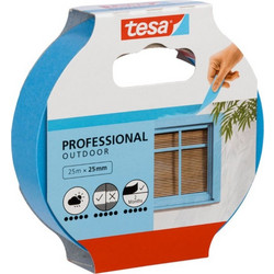 TESA Masking Tape Χαρτοταινία Μπλε U.V. 25mm x 25m 1τμχ