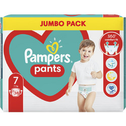 Pampers Pants Πάνα - Βρακάκι No7 17kg+ 38τμχ