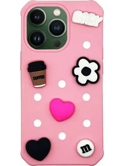 Vivid Silicone Pins Θήκη Pink (iPhone 13 Pro)