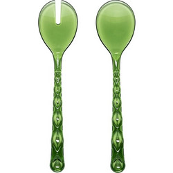 Guzzini VANITY Salad Servers Water lily green