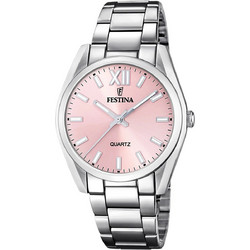 Festina Γυναικείο Ρολόι με Ασημί Μεταλλικό Μπρασελέ F20622/2