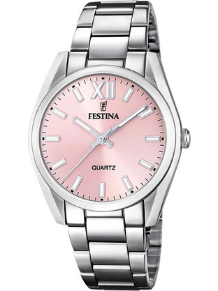 Festina Γυναικείο Ρολόι με Ασημί Μεταλλικό Μπρασελέ F20622/2