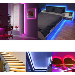 Ταινία LED Αυτοκόλλητη Πολύχρωμη (WRGB) με Χειριστήριο 3m