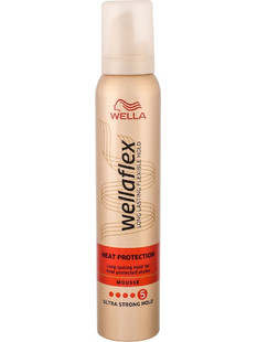 Wella Wellaflex Heat Protection Αφρός Μαλλιών για Πολύ Δυνατό Κράτημα 200ml