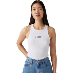Levi's Γυναικείο Καλοκαιρινό Top Ριπ Λευκό A9415-0004
