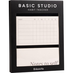 Αυτοκόλλητες Σημειώσεις KOKONOTE BASIC STUDIO Habit Tracker
