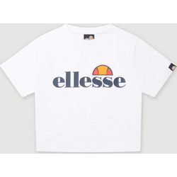 Ellesse Nicky Παιδικό Crop Top Κοντομάνικο Λευκό S4E08596-908