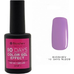 Bioshev 10 Days Color Gel Effect 209 Gloss Βερνίκι Νυχιών Μακράς Διαρκείας 11ml