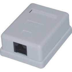 Masterlan LY-SB03A UTP socket on surface, 1x RJ45, white, Cat5e