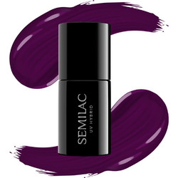 Semilac UV Hybrid 015 Plum Ημιμόνιμο Βερνίκι Νυχιών 7ml