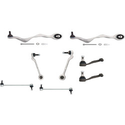 Σετ Εμπρόσθιου Συστήματος Master-Sport για Bmw series 1 2004-2012 (E81/E87)Περιλαμβάνει 4 ψαλίδια/2 ζαμφόρ /2 ακρόμπαρα