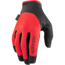 CUBE ΓΑΝΤΙΑ ΠΟΔΗΛΑΤΟΥ LONG FINGER X NATURAL FIT BLACK 'N' RED 11124 Μαύρο Κόκκινο