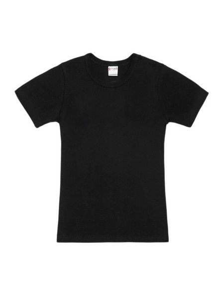 FMS Παιδικό Φανελάκι Unisex Κοντό Μανίκι, Χρώμα Μαύρο