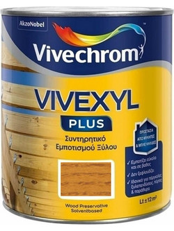 Vivechrom Vivexyl Plus 502 Συντηρητικό Εμποτισμού Ξύλου Έτοιμο προς Χρήση Ματ Δρυς 2.5lt