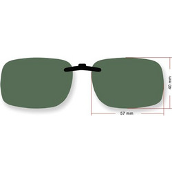 T.COOK Πρόσθετο Ηλίου 5004270 G-15 57x40 με σταθερή βάση - Polarized